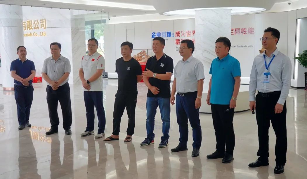立讯精密王来胜副董事长一行到中国材料考察